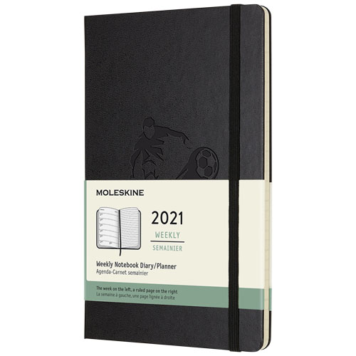 Planificador semanal L con tapa dura de 12 meses "Moleskine" - Imagen 2