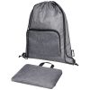 Bolsa con cordón plegable reciclada de 7L "Ash" - Imagen 7