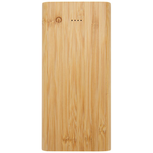 Batería externa de 10,000 mAh de bambú "Tulda" - Imagen 17