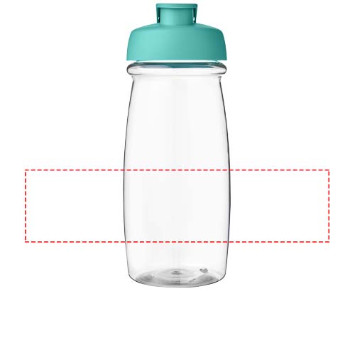 Bidón deportivo con Tapa Flip de 600 ml H2O Active® "Pulse" - Imagen 4