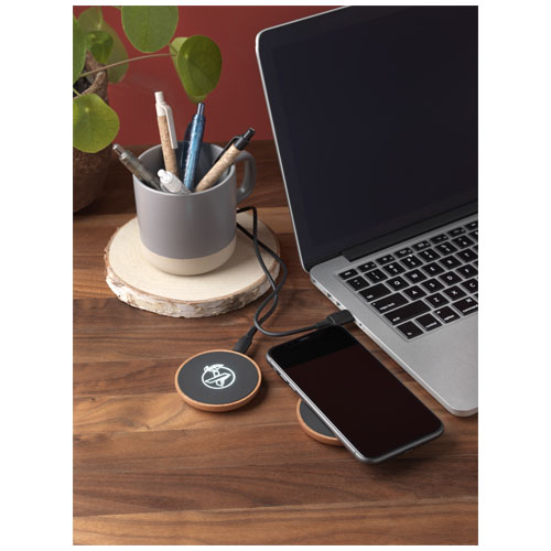 SCX.design Estación de carga inalámbrica de madera W13 10W - Imagen 6