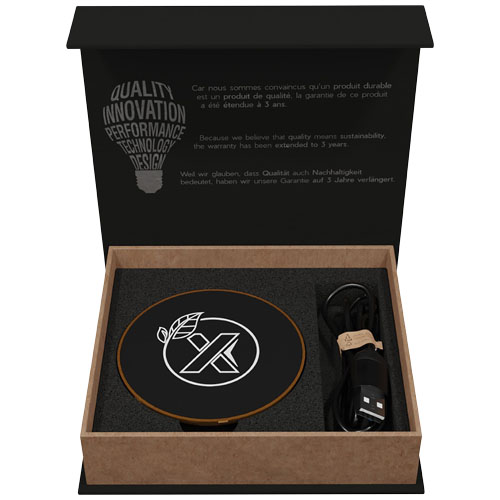 SCX.design Estación de carga inalámbrica de madera W13 10W - Imagen 3