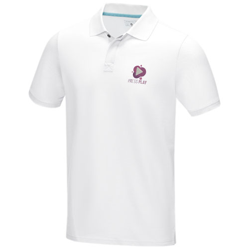 Polo orgánico de manga corta para hombre "Graphite" - Imagen 11