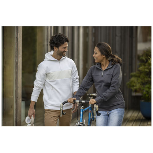 Jersey anorak con capucha con media cremallera para hombre "Sayan" - Imagen 6